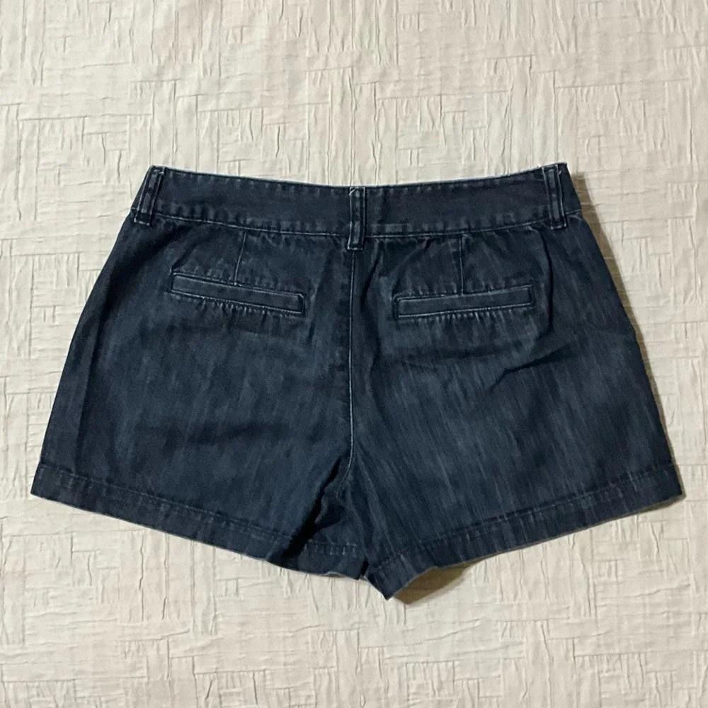 LOFT Dark Blue Denim Jean Shorts